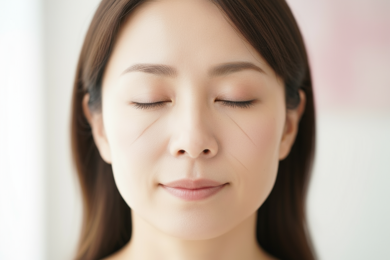 頬の影（ゴルゴライン）を解消したい。三日坊主でも続く、表情筋エクササイズとハリの守り方。