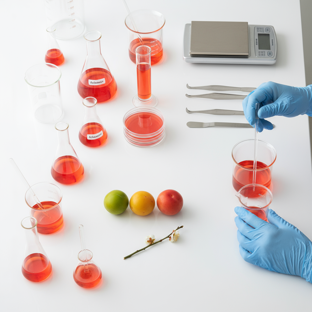 ウメ果実エキスとアスタキサンチン配合 - 美容成分の働きを解説