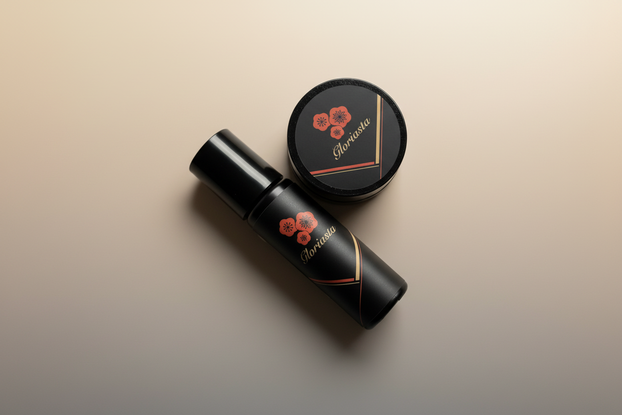 Gloriasta ミニサイズ 化粧水とクリーム アスタキサンチン ウメ果実エキス配合 旅行用