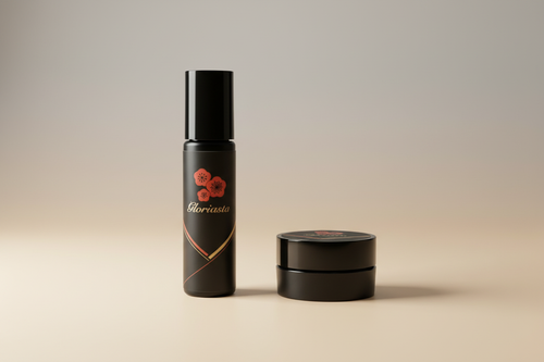 Gloriasta ミニサイズ トラベルセット 化粧水とクリーム アスタキサンチン ウメ果実エキス配合